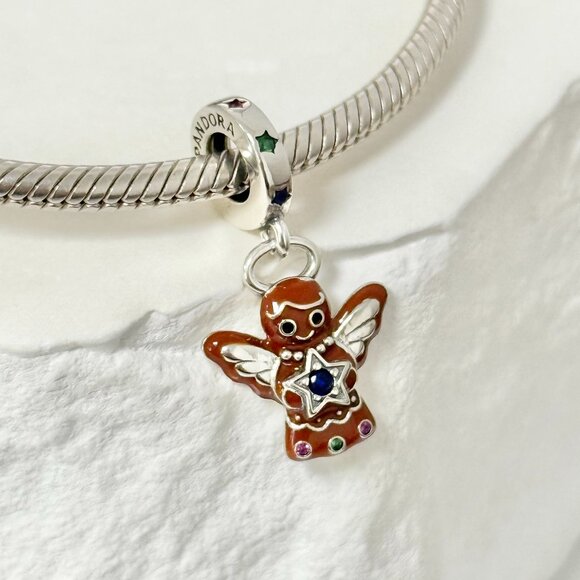 Pandora Jewelry - Pandora Gingerbread Angel Dangle Charm Sterling silver